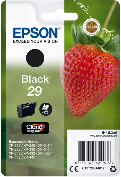Epson 29 blækpatron black